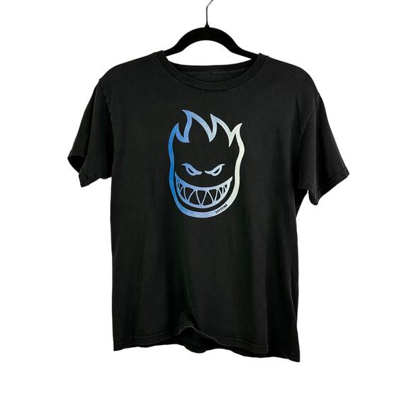 Spitfire Youth Boys Short Sleeve Black y2k Bighead Fade T-Shirt Size L ! - Picture 1 of 4
